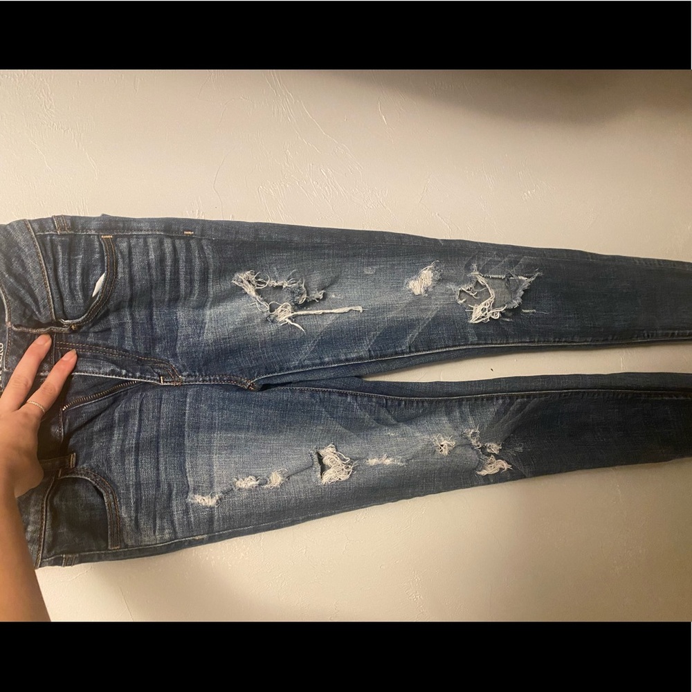 American Eagle Hi-Rise Jegging size 0 like new.